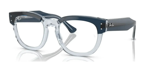 Ray-Ban MEGA HAWKEYE RX0298V Eyeglasses | Size 50 / Blue On Transparent Blue №8324