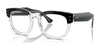 Ray-Ban MEGA HAWKEYE RX0298VF Eyeglasses | Size 50 / Black On Transparent №2034