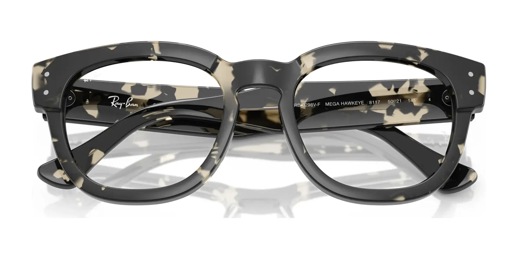 Ray-Ban MEGA HAWKEYE RX0298VF Eyeglasses | Size 50 Ray-Ban MEGA HAWKEYE RX0298VF Eyeglasses | Size 50