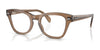 Ray-Ban RX0707V Eyeglasses | Size 50 / Transparent Light Brown №8198 / Clear