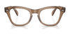 Ray-Ban RX0707V Eyeglasses | Size 50 / Transparent Light Brown №8198 / Clear