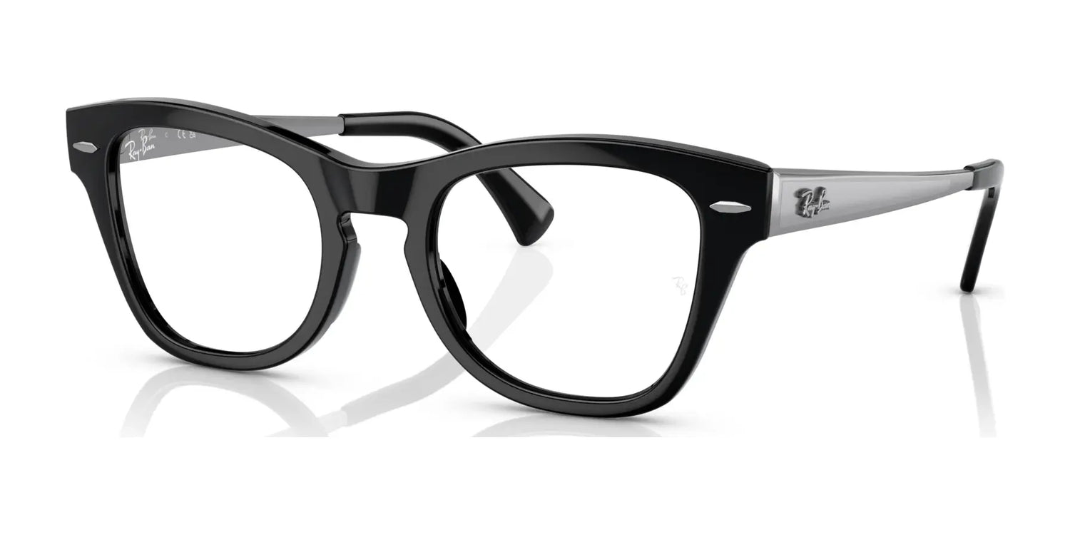 Ray-Ban RX0707VM Eyeglasses Black / Clear Ray-Ban RX0707VM Eyeglasses Black / Clear