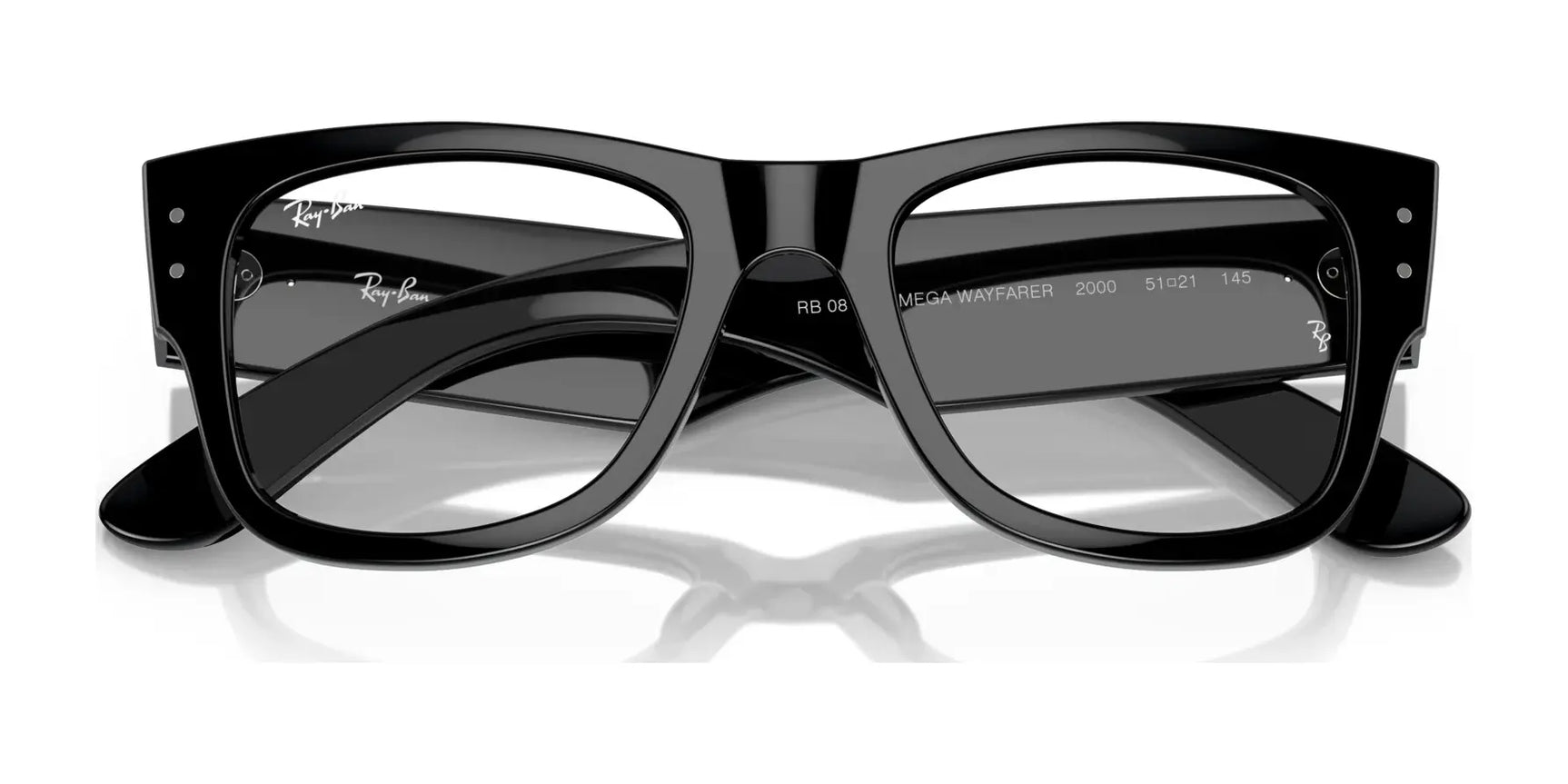 Ray-Ban MEGA WAYFARER RX0840V Eyeglasses | Size 51 Ray-Ban MEGA WAYFARER RX0840V Eyeglasses | Size 51