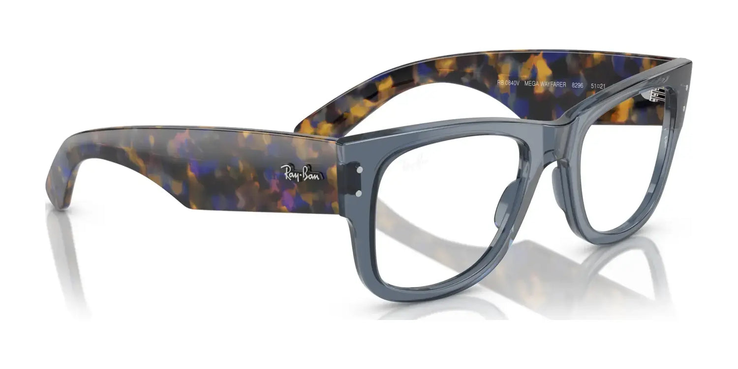 Ray-Ban MEGA WAYFARER RX0840V Eyeglasses | Size 51 Ray-Ban MEGA WAYFARER RX0840V Eyeglasses | Size 51