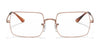 Ray-Ban RECTANGLE RX1969V Eyeglasses | Size 54 / Copper №2943