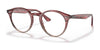 Ray-Ban RX2180V Eyeglasses | Size 49 / Bordeaux Havana №8145 / Clear