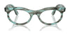 Ray-Ban WAYFARER OVAL RX2242V Eyeglasses / Striped Havana №2144 / Size 50