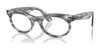 Ray-Ban WAYFARER OVAL RX2242VF Eyeglasses | Size 53 / Striped Transparent Blue №8361