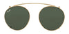 Ray-Ban RX2447C Clip-On Sunglasses | Size 49 / Arista Gold №250071 / G-15 Green (3N 12.9%)