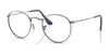 Ray-Ban ROUND METAL RX3447V Eyeglasses / Gunmetal №2502 / Size 47