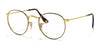 Ray-Ban ROUND METAL RX3447V Eyeglasses / Havana On Gold №2945 / Size 47