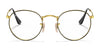 Ray-Ban ROUND METAL RX3447V Eyeglasses / Arista Gold №2500 / Size 47
