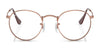 Ray-Ban ROUND METAL RX3447V Eyeglasses / Arista Gold №2500 / Size 47