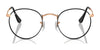 Ray-Ban ROUND METAL RX3447V Eyeglasses / Arista Gold №2500 / Size 47