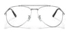 Ray-Ban NEW AVIATOR RX3625V Eyeglasses / Gold №3086 / Size 55