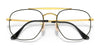 Ray-Ban THE MARSHAL RX3648V Eyeglasses | Size 54 / Black On Gold №2946 / Clear