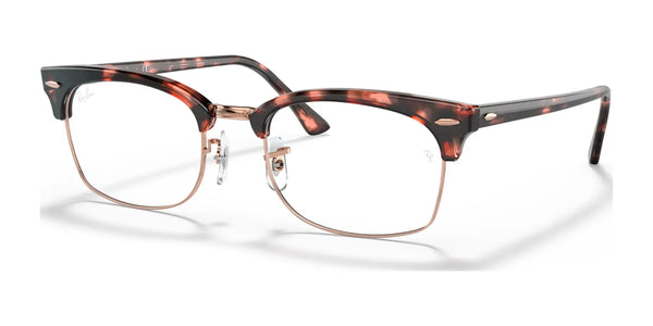 Ray-Ban CLUBMASTER SQUARE RX3916V Eyeglasses | Size 52 / Pink Havana №8118