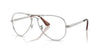 Ray-Ban AVIATOR MAX RX3925V Eyeglasses | Size 58 / Silver №2501