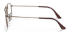 Ray-Ban ELON RX3958V Eyeglasses / Silver №2501 / Clear / Size 47
