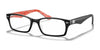 Ray-Ban RX5206 Eyeglasses / Black On Red №2479 / Size 52
