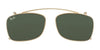 Ray-Ban RX5228C Clip-On Sunglasses / Arista Gold №250071 / G-15 Green (3N 12.9%) / Size 53