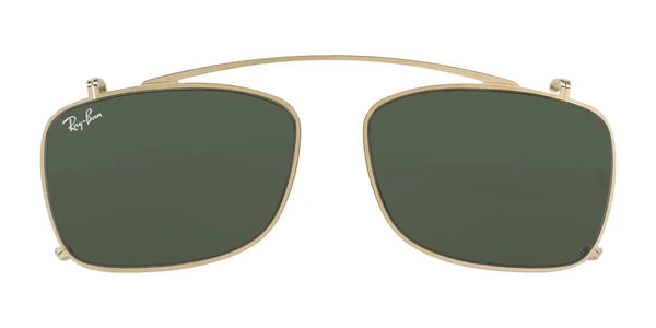 Ray-Ban RX5228C Clip-On Sunglasses / Arista Gold №250071 / G-15 Green (3N 12.9%) / Size 53