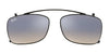 Ray-Ban RX5228C Clip-On Sunglasses / Black №2509B8 / Silver Gradient Flash (3N 14.5%) / Size 53