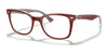 Ray-Ban RX5285 Eyeglasses | Size 53 / Bordeaux On Transparent №5738