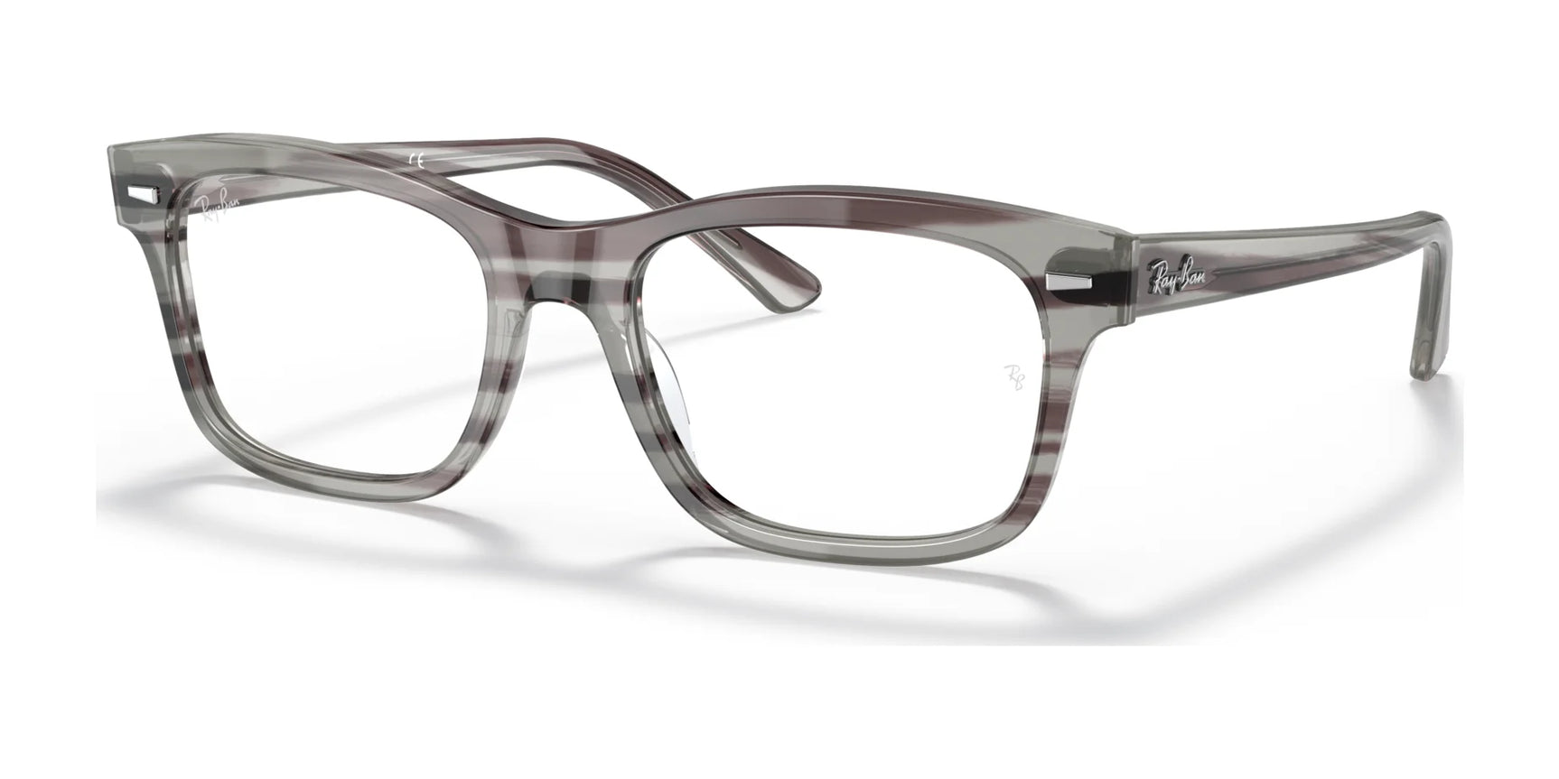 Ray-Ban RX5383F Eyeglasses Grey / Clear Ray-Ban RX5383F Eyeglasses Grey / Clear