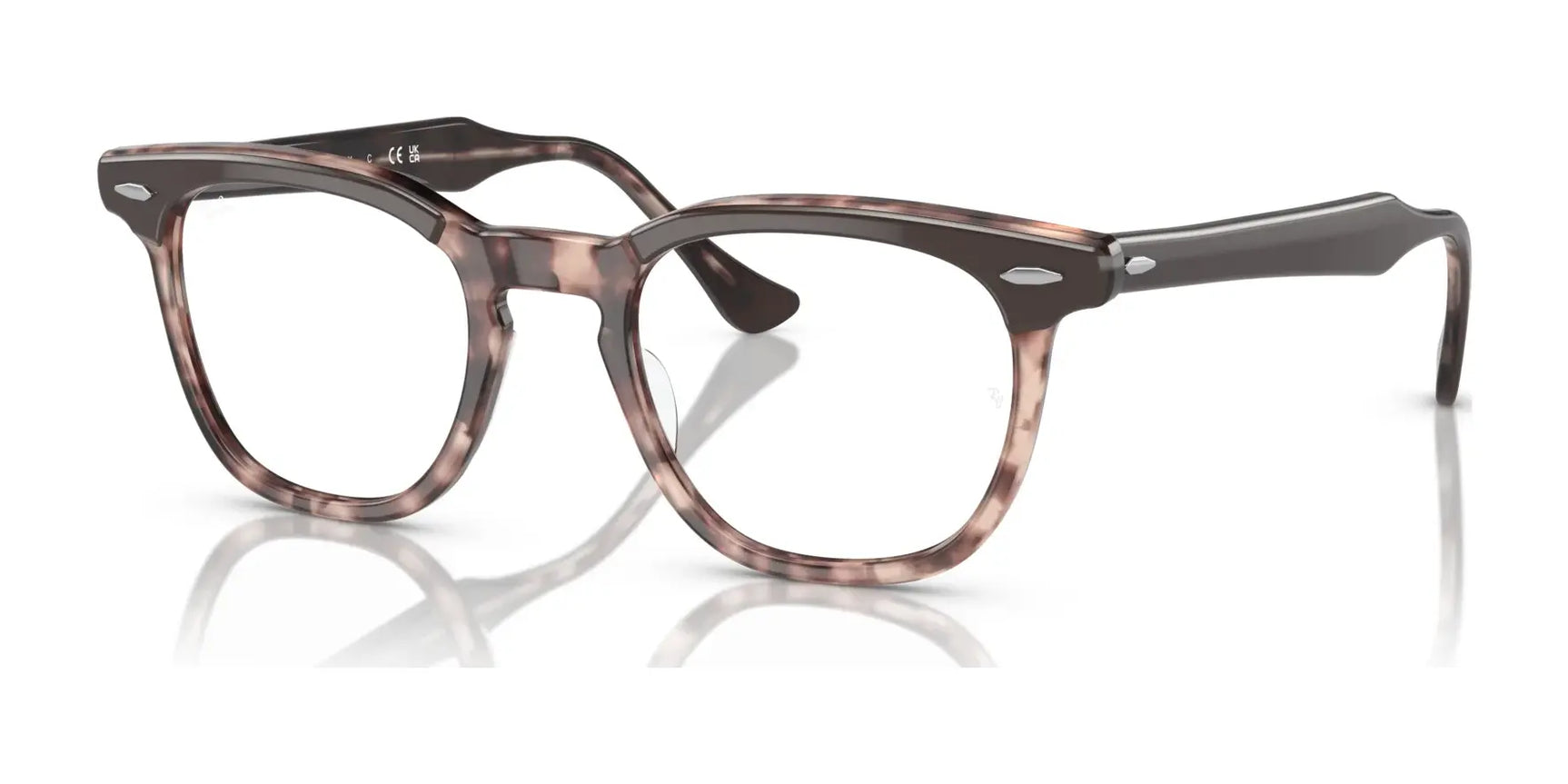 Ray-Ban HAWKEYE RX5398 Eyeglasses Brown On Pink Havana Ray-Ban HAWKEYE RX5398 Eyeglasses Brown On Pink Havana