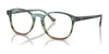 Ray-Ban RX5417F Eyeglasses | Size 52 / Striped Blue & Green №8252 / 50