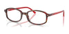 Ray-Ban SAM RX5432 Eyeglasses / Transparent Shade Fantasy Red №8396 / Size 52
