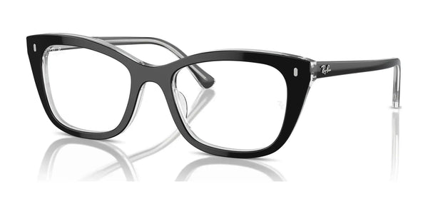 Ray-Ban RX5433 Eyeglasses / Black On Transparent №2034 / Size 50