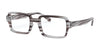Ray-Ban BENJI RX5473 Eyeglasses | Size 50 / Striped Grey №8055
