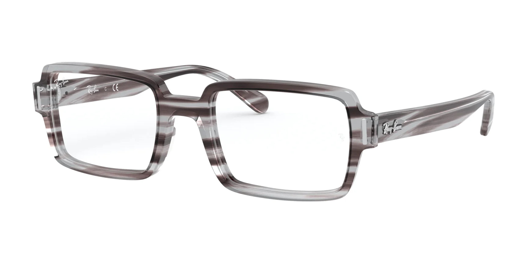 Ray-Ban BENJI RX5473 Eyeglasses Striped Grey Ray-Ban BENJI RX5473 Eyeglasses Striped Grey