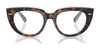Ray-Ban DOREEN RX5586 Eyeglasses / Black On Transparent №2034 / Size 48