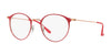 Ray-Ban RX6378 Eyeglasses | Size 47 / Red №2974 / Clear