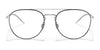 Ray-Ban RX6414 Eyeglasses / Black On Silver №2983 / Size 53