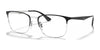 Ray-Ban RX6421 Eyeglasses / Black On Silver №2997 / Size 52