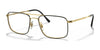 Ray-Ban RX6434 Eyeglasses | Size 55 / Black On Gold №2946