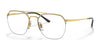 Ray-Ban RX6444 Eyeglasses | Size 53 / Arista Gold №2500 / Clear