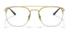 Ray-Ban RX6444 Eyeglasses | Size 53 / Arista Gold №2500 / Clear