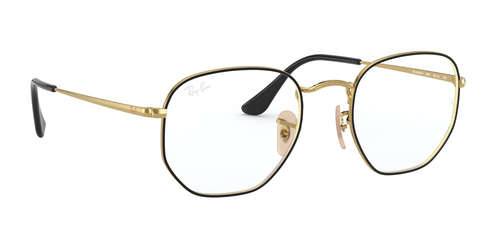 Ray-Ban HEXAGONAL RX6448F Eyeglasses | Size 56 Ray-Ban HEXAGONAL RX6448F Eyeglasses | Size 56