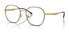 Ray-Ban RX6515D Eyeglasses | Size 54 / Black On Gold №2991