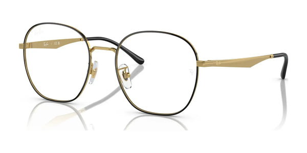 Ray-Ban RX6515D Eyeglasses | Size 54 / Black On Gold №2991