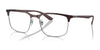 Ray-Ban RX6518 Eyeglasses / Brown On Gunmetal №3162 / Size 55