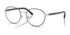Ray-Ban RX6538D Eyeglasses | Size 53 / Black On Silver №2861