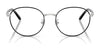Ray-Ban RX6538D Eyeglasses | Size 53 / Black On Silver №2861