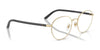 Ray-Ban RX6538D Eyeglasses | Size 53 / Black On Silver №2861