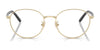 Ray-Ban RX6538D Eyeglasses | Size 53 / Black On Silver №2861